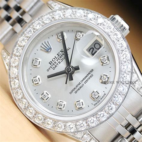 women's white gold Rolex